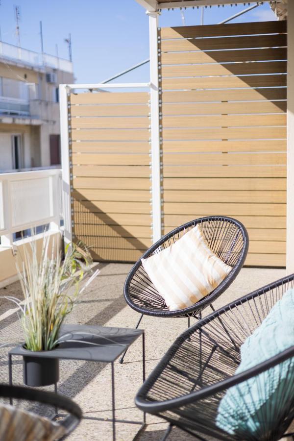 Ferienwohnung Retropolitan Living Patras Exterior foto